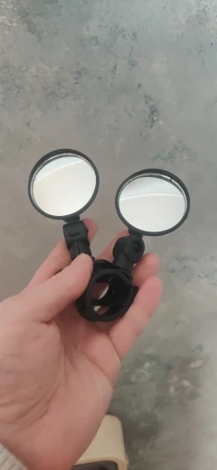 Bike Rearview Mirror Set 360° Adjustable Rotatable Universal Fit photo review