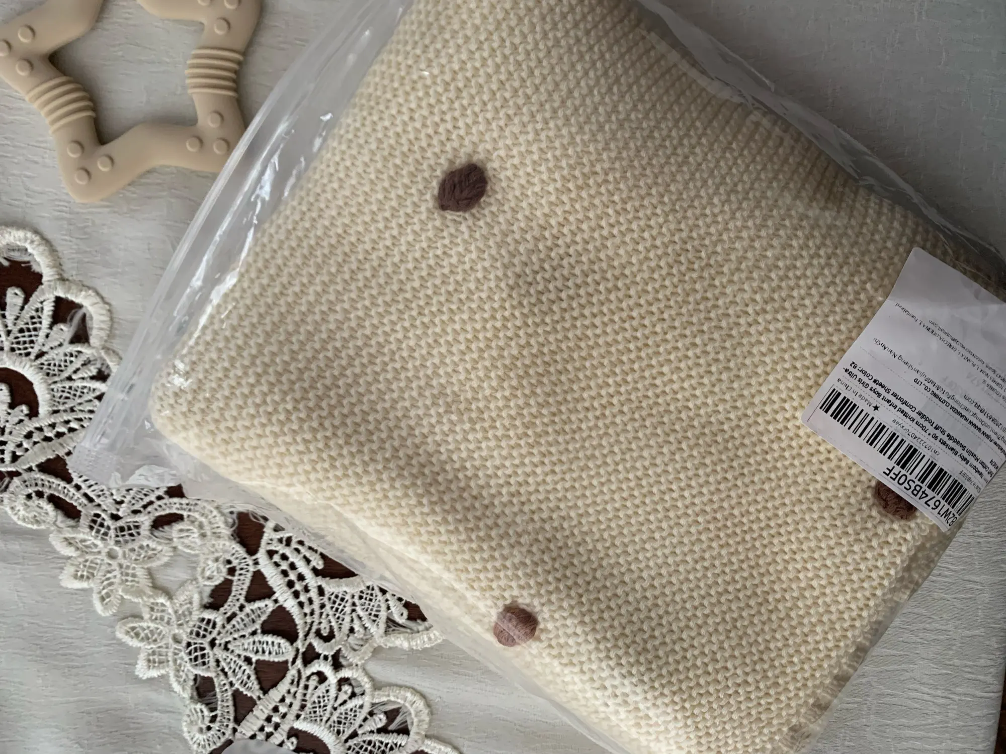 Newborn Baby Blankets 90*70cm Knitted Infant Kids Boys Girls Ultra-Soft Cotton Muslin Swaddle Wrap Stuff Toddler Comforter Sheet photo review