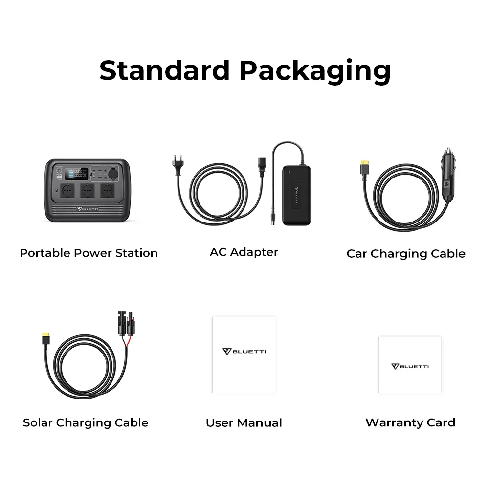 US Stock BLUETTI PS54 Solar Generator 537Wh LiFePO4 Power Station, For Home Backup, Off-Grid Living, Best Camping Power Station 5