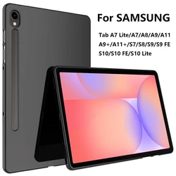 Slim Matte Silicone Protective Tablet Case - Soft TPU Rubber Skin Cover - Tab A 8.0 2019 T290