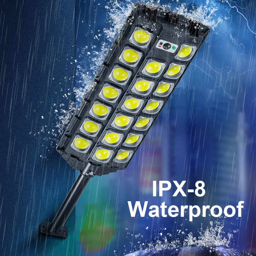 20000mAh Solar Led Light Outdoor 598LED Super Bright Lamp Waterproof Garden Light Remote Control Solar Street Lamp High Lumens 4