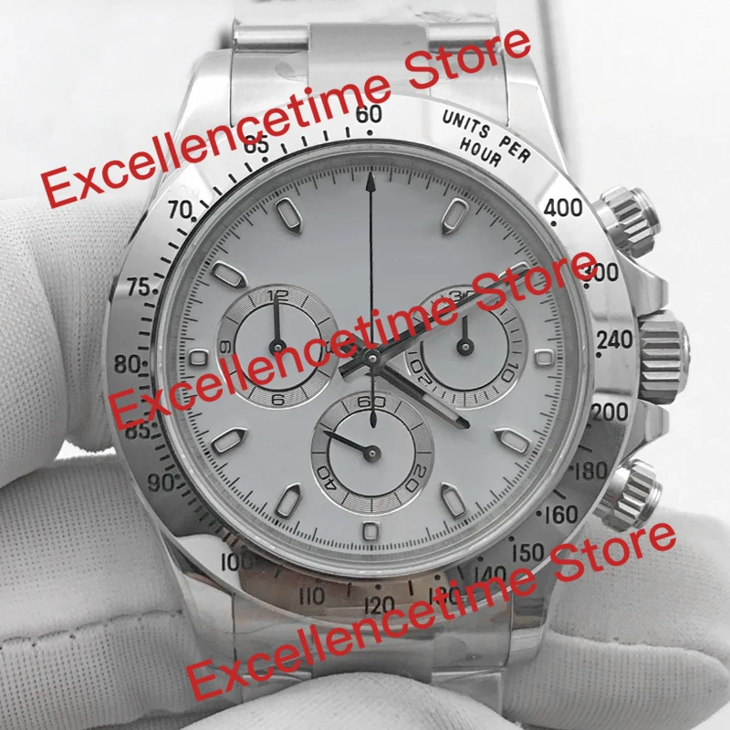 

Clean Factory Daytona 116520 Grip for SA4130 Movement 904L Tachymeter Bezel Case, Bracelet, Dial, Aftermarket Watch Parts