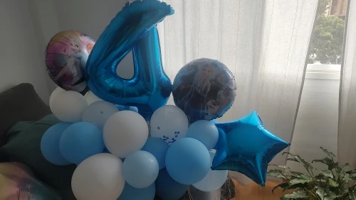 Disney Frozen Balloons - Elsa & Anna Birthday Party Decoration photo review
