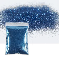 Holographic Laser Extra Fine Glitter Powder for Nail Art and Crafts, 50g Bag (Sky Blue)