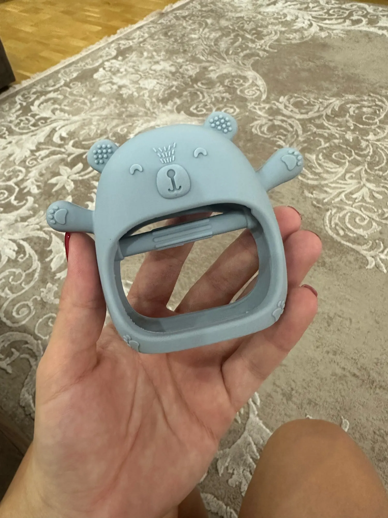 Cartoon Teething Gloves - BPA-Free Molar Relief for Babies photo review