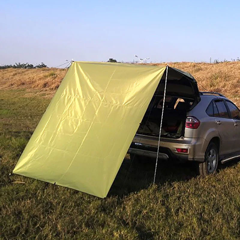 Outdoor Camping Car Awning Shade Sail Tail/Side Tent Canopy Sunscreen 210D Oxford Cloth PU2000 Waterproof Sunshade camping tent sun shade sail camping canopy car side awning
