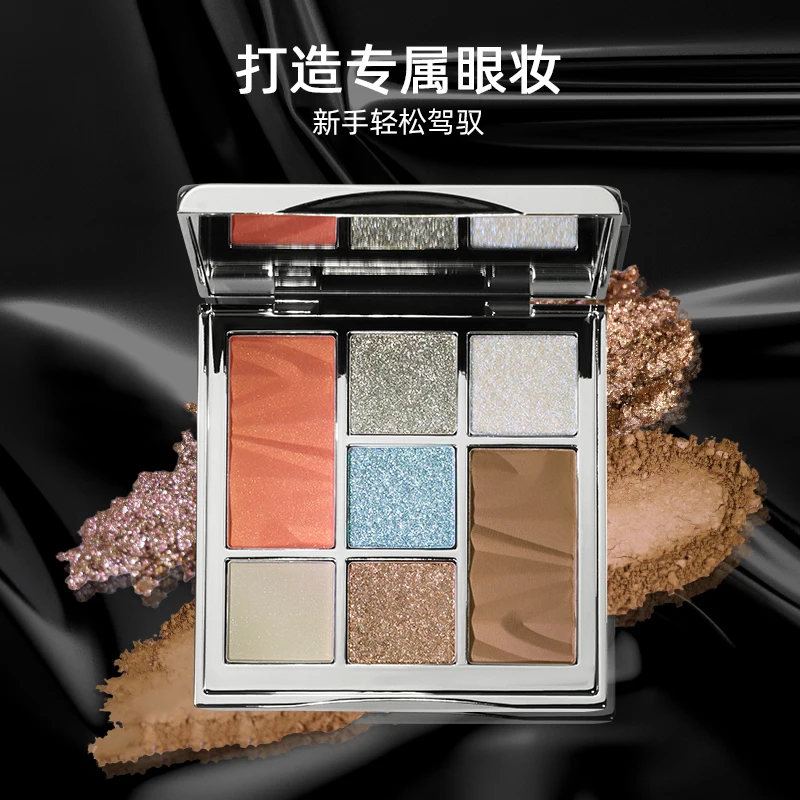 Sheeneffect Mixed Stunning Eyeshadow&Blush&Contour Palette Beauty Original High-end Makeup products Eye Shadow Palette Cosmetics 6