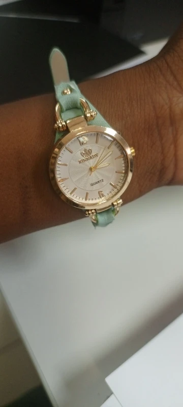 2024 Women's PU Leather Thin Strap Quartz Watch photo review