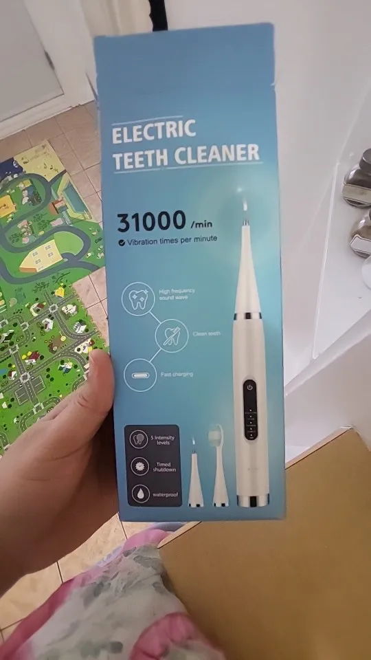 Electric Teeth Whitening Dental Calculus Scaler Plaque Coffee Stain Tartar Removal High Frequency Sonic Toothbrush Teeth Cleaner photo review