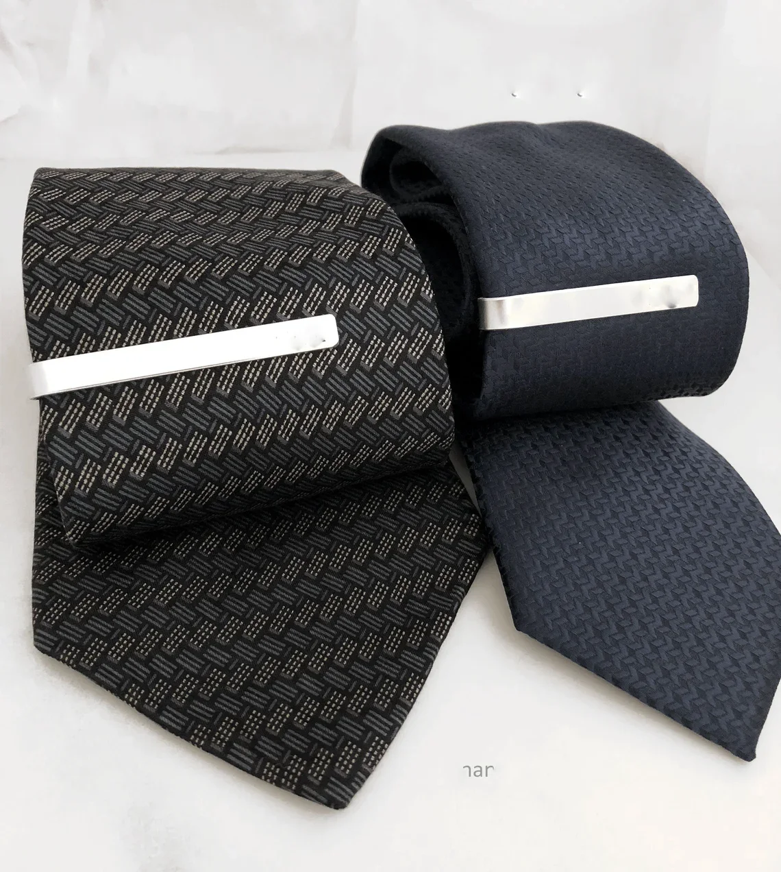 Men's Stainless Steel Tie Clip (Silver) Minimalist Tie Tie Tie Buckle Clip Pin Men's Best Gift Business Party Wedding Best Gift And Daily Life