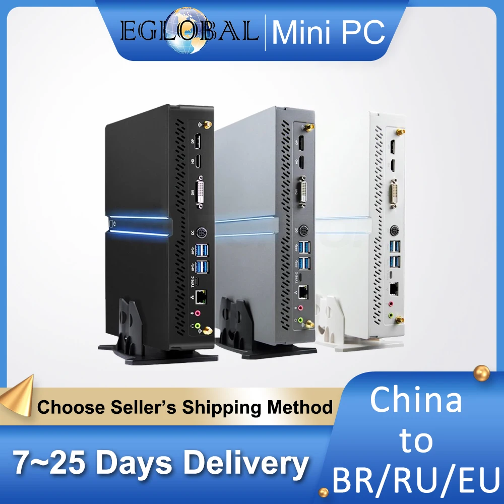 Мощный игровой мини-ПК Eglobal Intel I9 9900KF RTX2060 GDDR6 6 Гб видеокарта настольный компьютер Windows 11 DDR4 NVMe SSD WIFI
