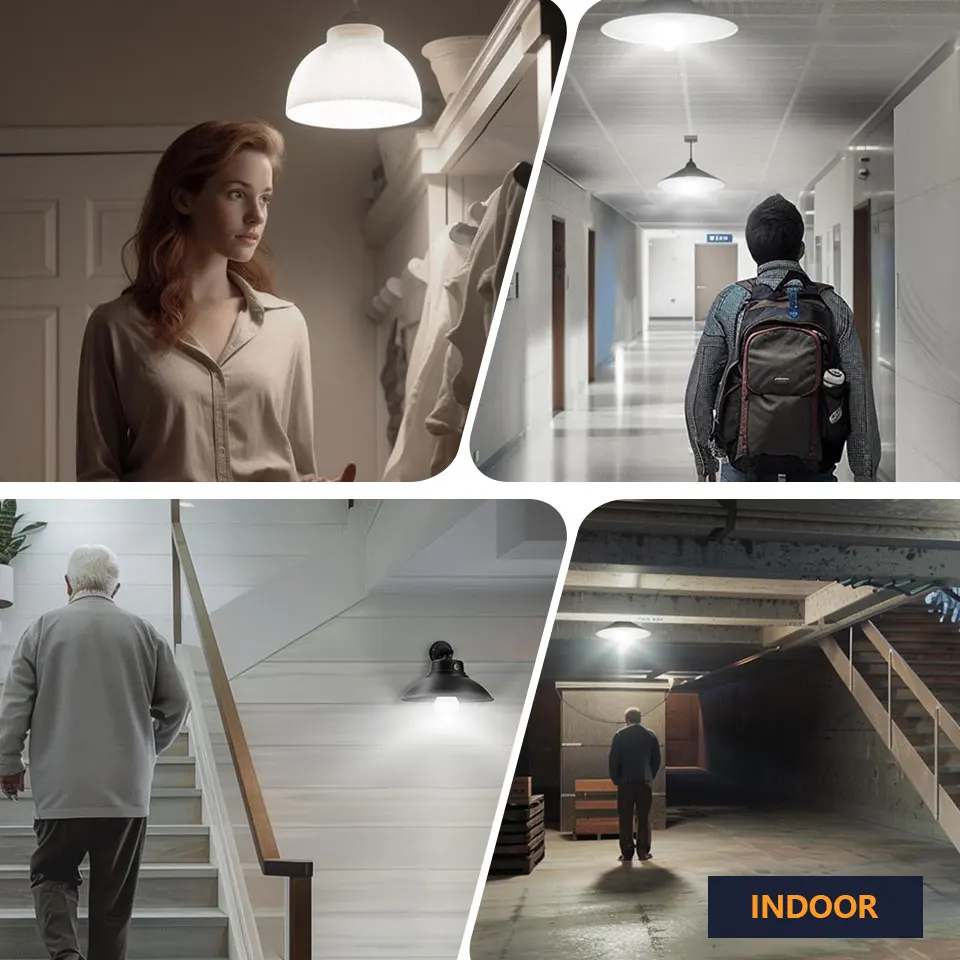 LED PIR Motion Sensor LED Bulb 6W 9 12 15 18 20W E27 110V 220V Radar Sensor Light Lamp Lamparas For Home Stair Pathway 1pcs