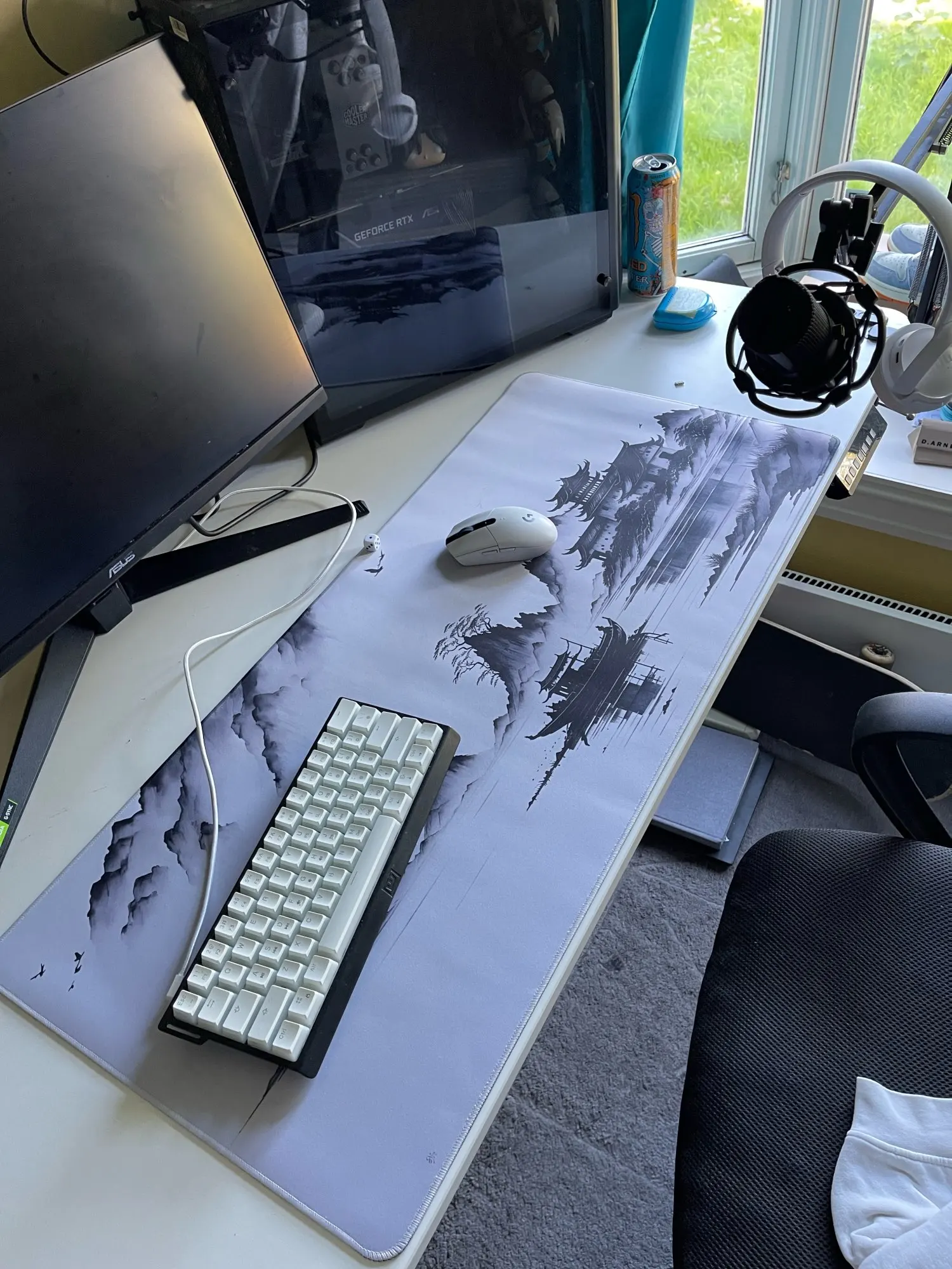 Ink Painting Desk Mat For Computer photo review