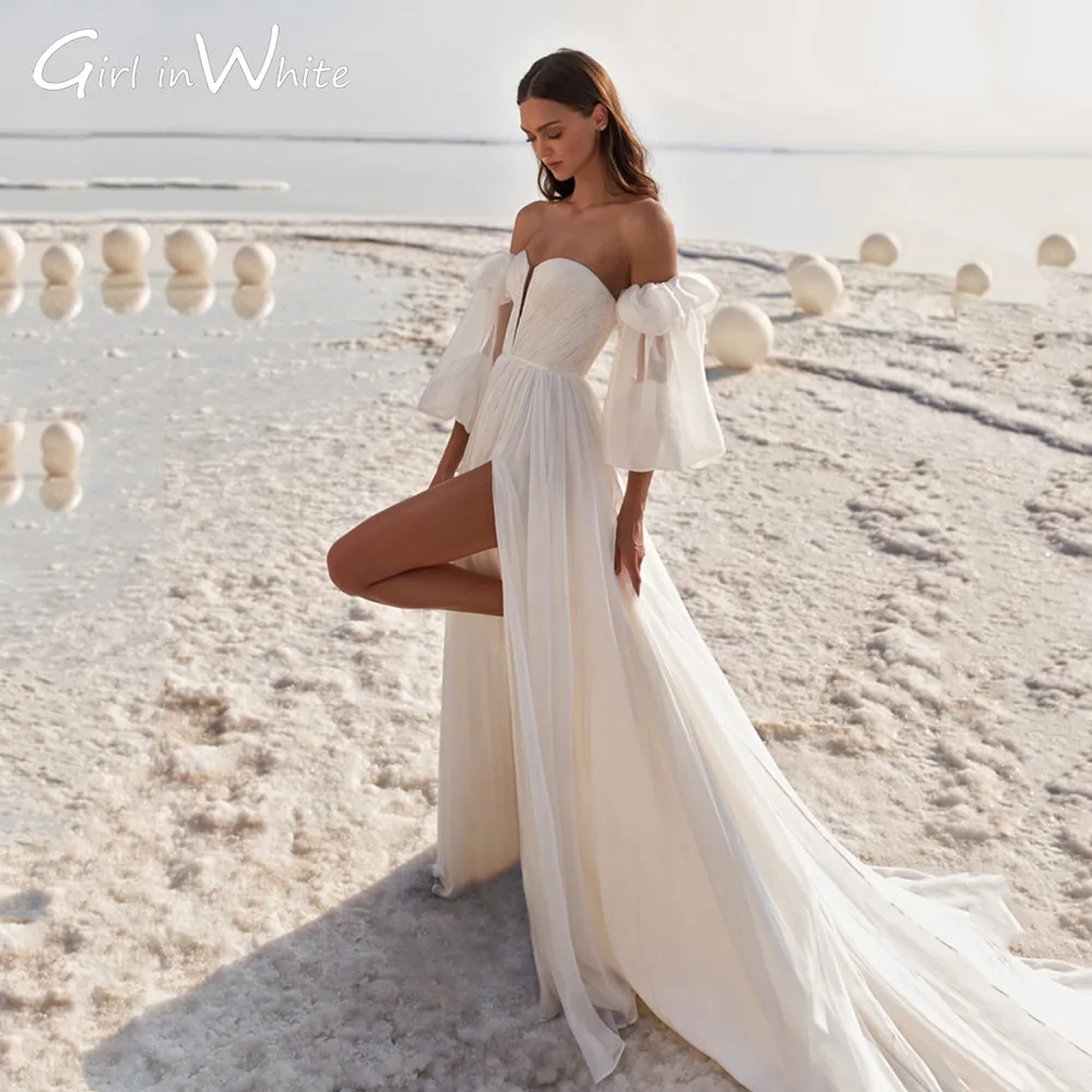 A Line Sexy Hollow Sleeveless Sweetheart Off Shoulder Bride Gowns Vestidos De Noche Fiesta