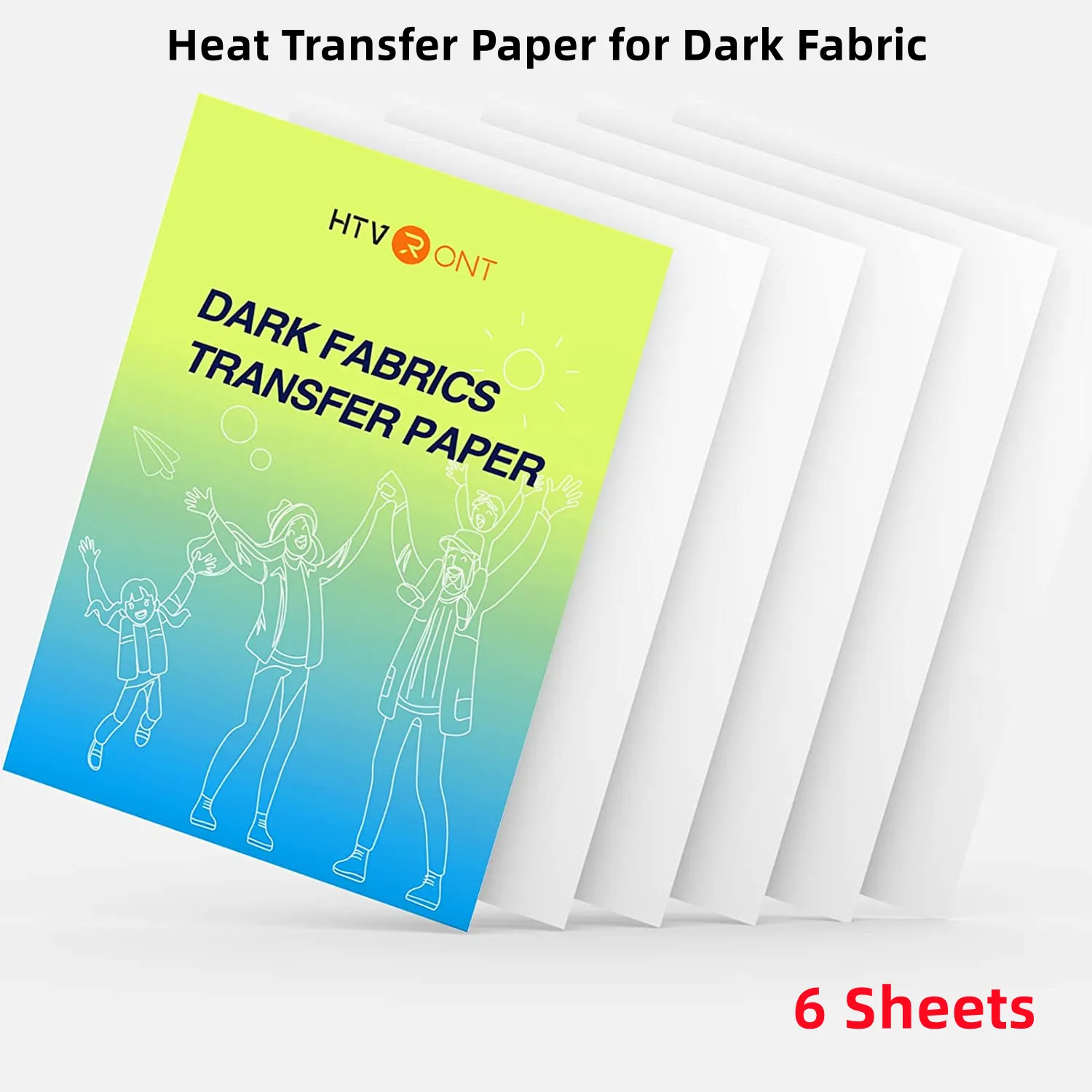 Inkjet Printable Iron-On Heat Transfer Paper for Dark Fabrics A4 Size Iron  On Transfer Vinyl Sheet for T Shirts and DIY Projects - AliExpress