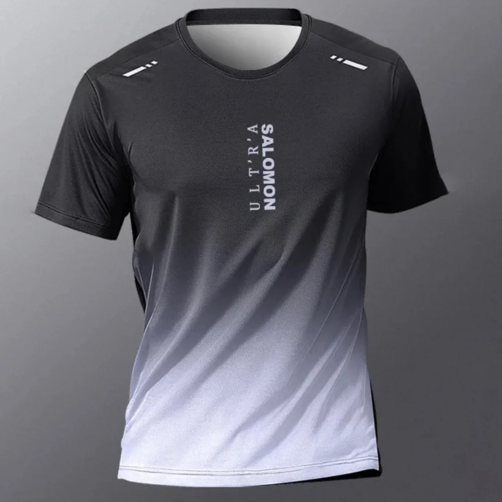 Men’ s T-Shirt Badminton Top Quick Drying Men's Boxing Training Sport Shirt Outdoor Casual Running T-shirt Oversized Man Clothes