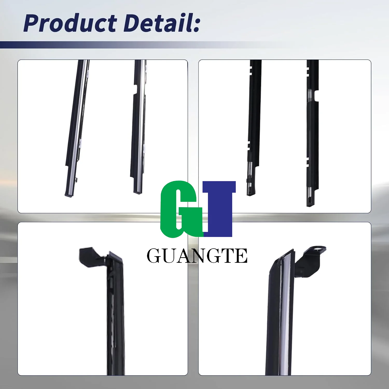 Rear Right Door Seal Rubber Weatherstrip Black For Toyota Corolla