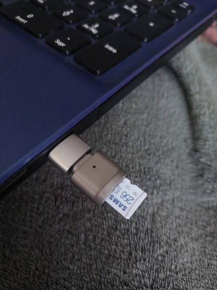 USB-C TF Card Reader with Zinc Alloy Case & USB Adapter photo review