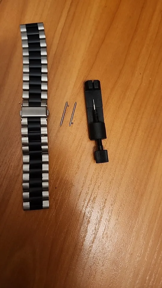 18mm 22mm 20mm Watch Band For Samsung Galaxy Watch 7/6/5/4/3 40mm 44mm S3 Active2 Huawei Watch GT4 GT3 Gt2e Stainless Steel Band photo review