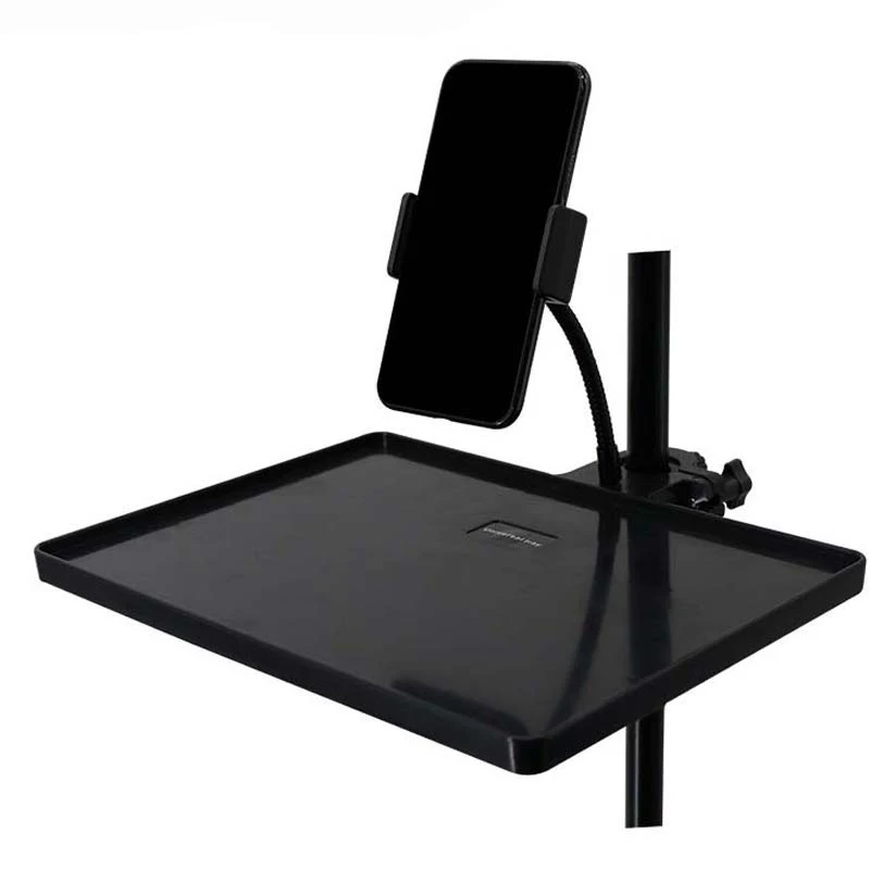 Whychstore Bandeja Portátil Para Proyector | Soporte De Plástico Con Tornillo 1/4" | Estable Para Trípode De Luz | Uso Con Monitores