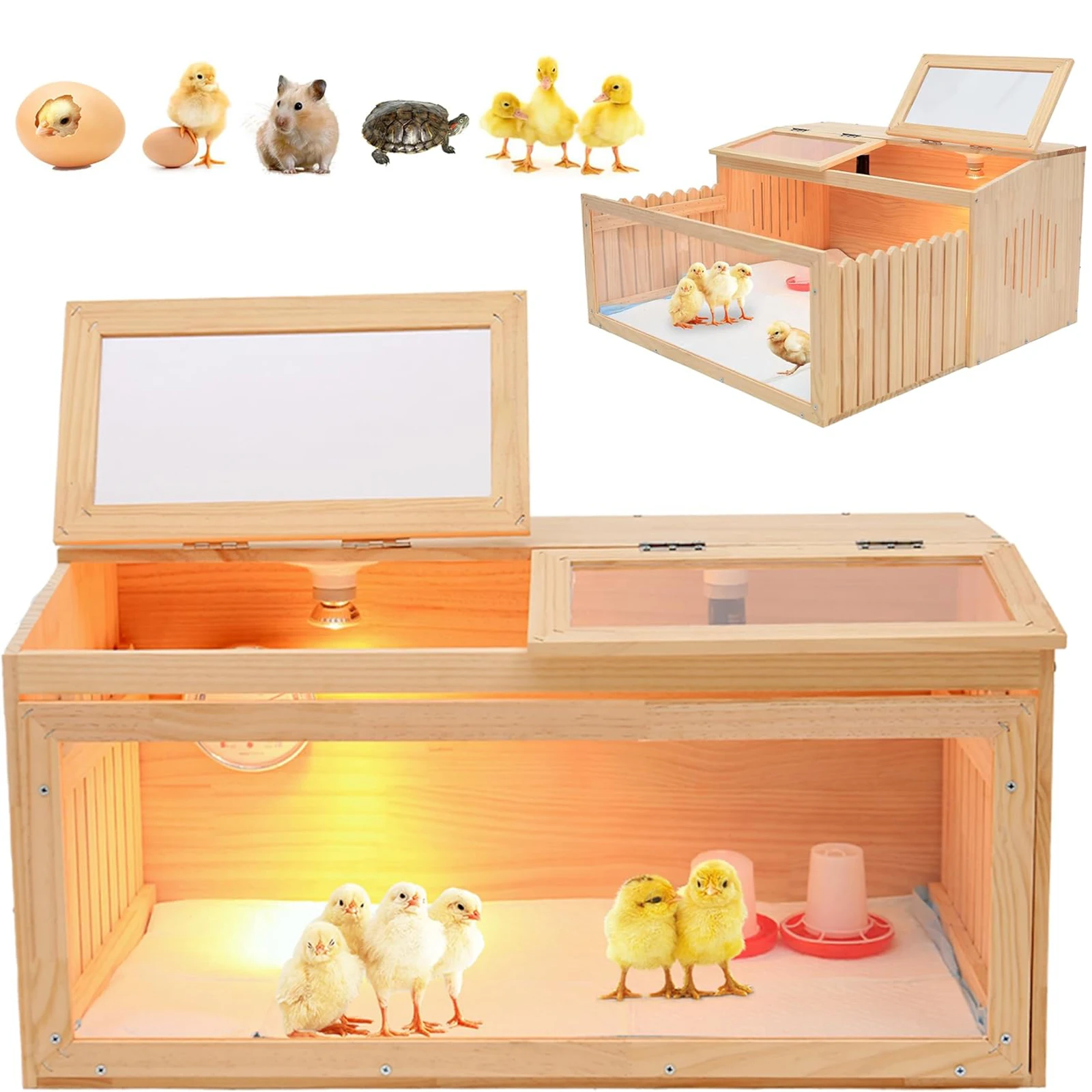 Wooden Poultry Brooder Box 2