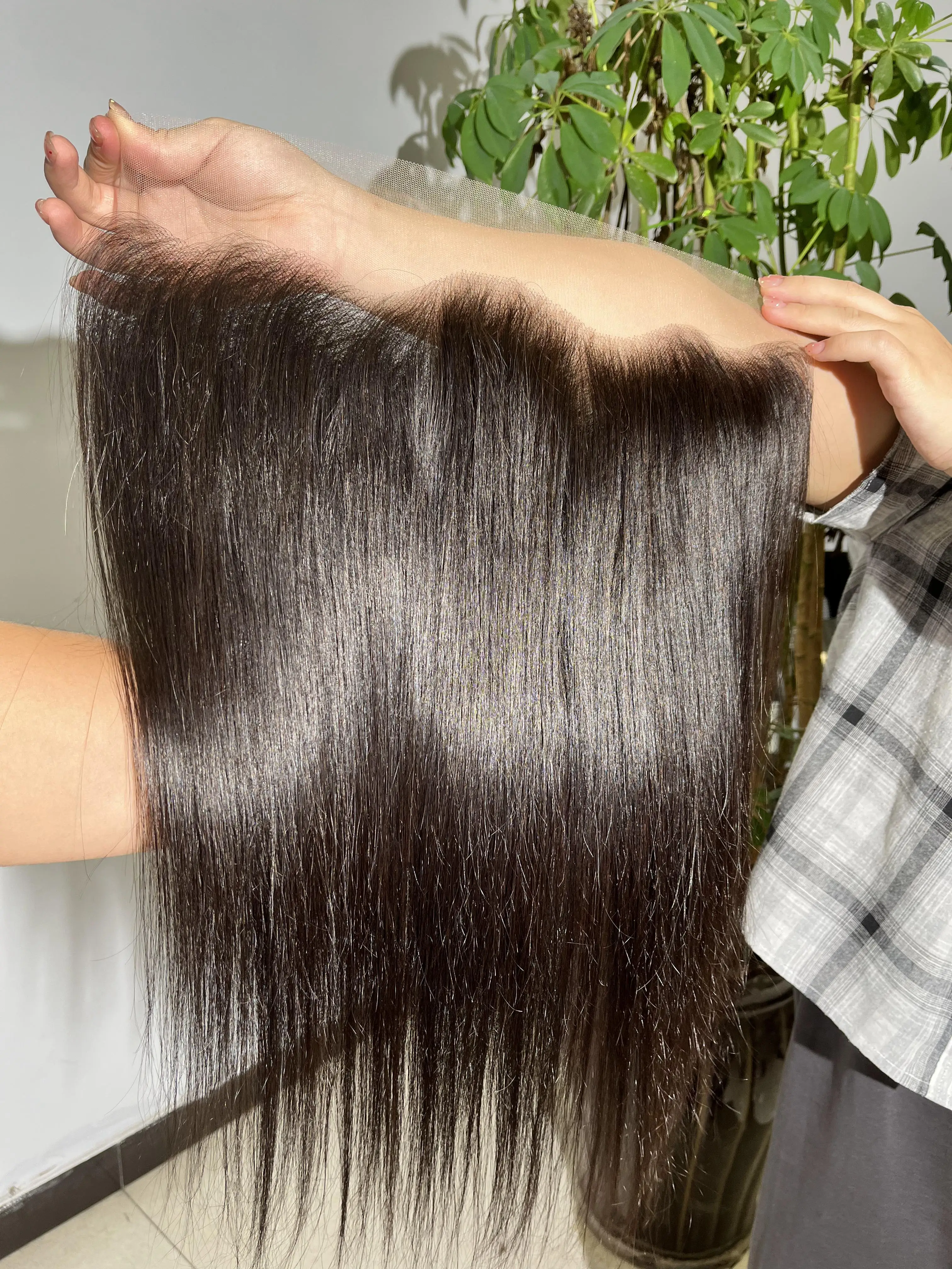 Brazilian Human Hair Remy Handtied Lace Frontal Frontal Closure 8-22inches