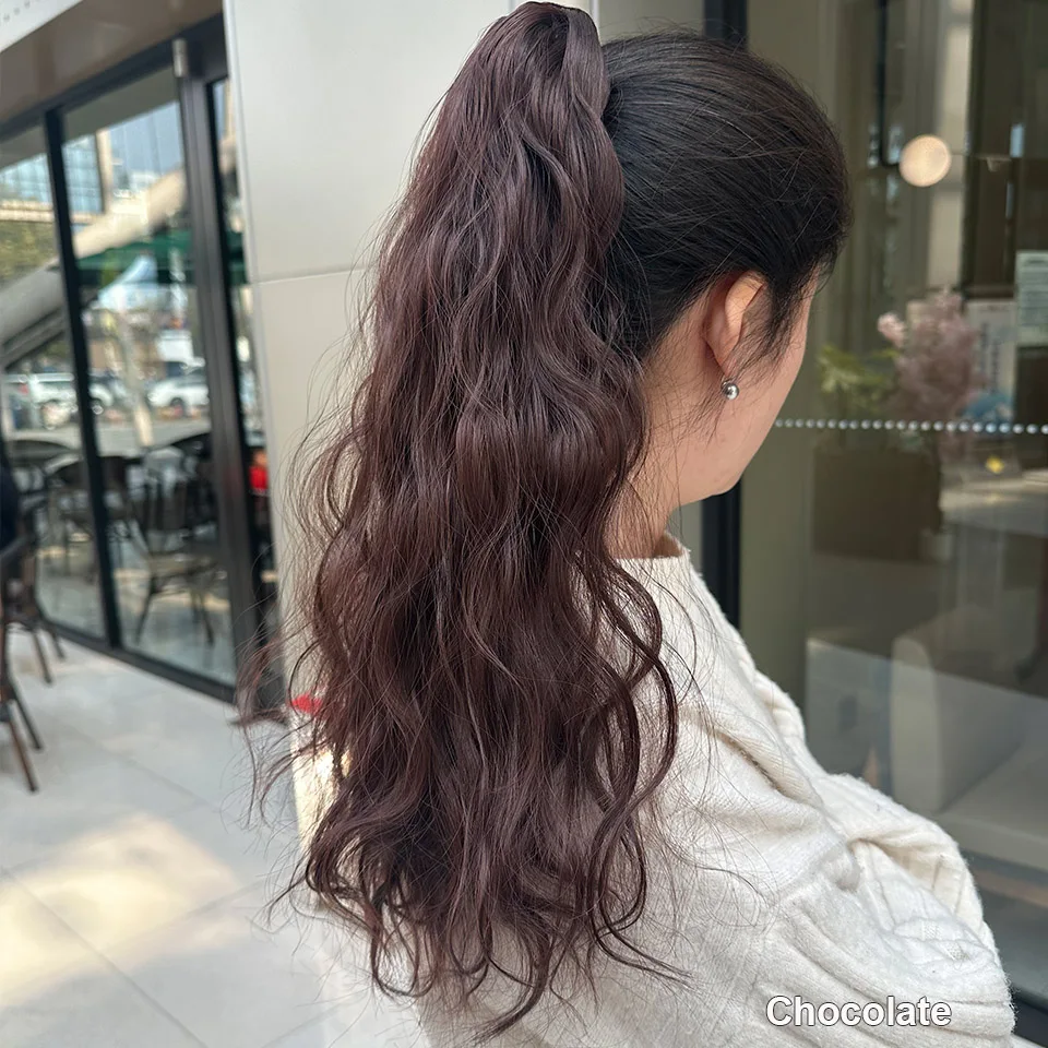 طويل مجعد الماء مخلب في ذيل حصان وصلات شعر مقاومة...