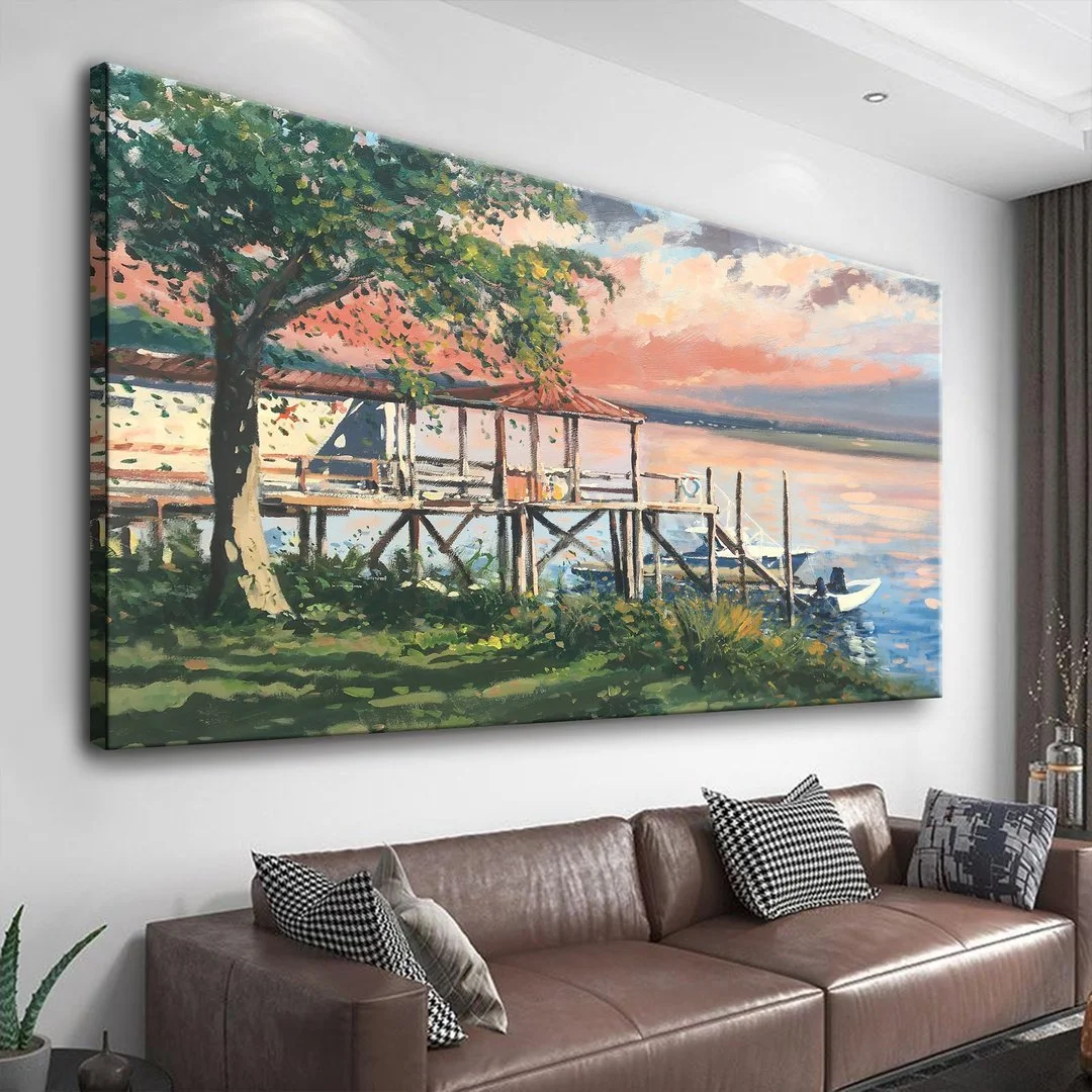 

Savannah Landscape Painting Canvas Wall Art