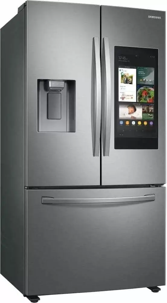 BEST OFFER 36" French Door Refrigerator 26.5 Cu Ft-Family Hub SAM- SONG