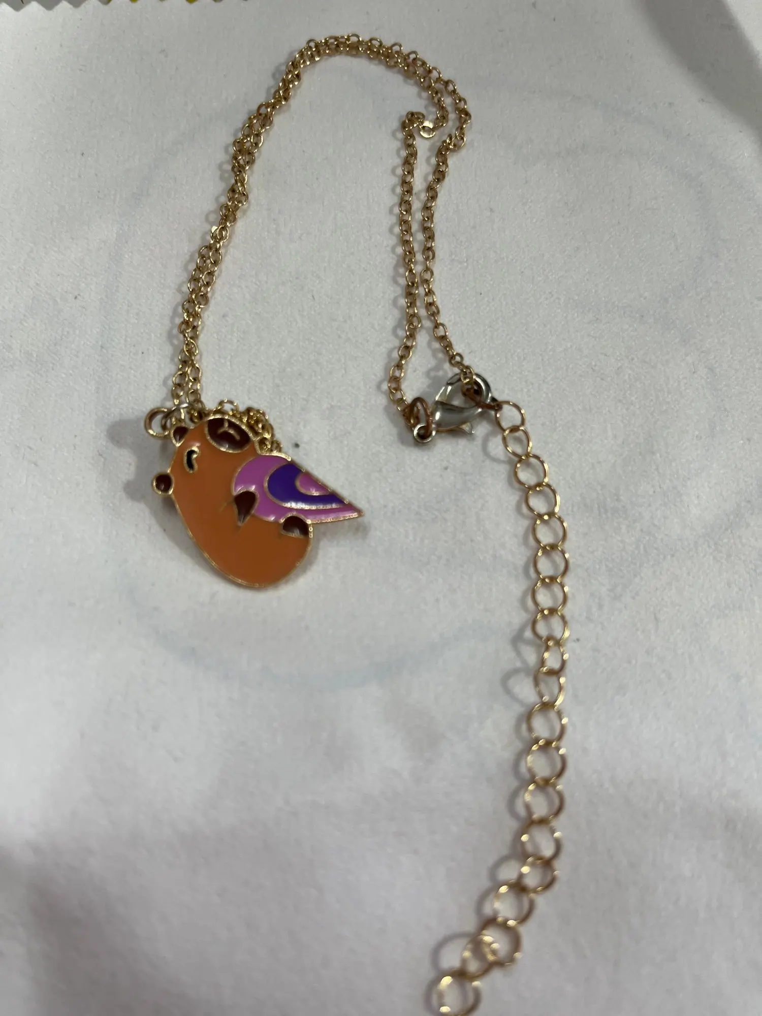 Collier D'amitié Magnétique Capybara - 2 Pièces, Pendentif BFF, Ajustable