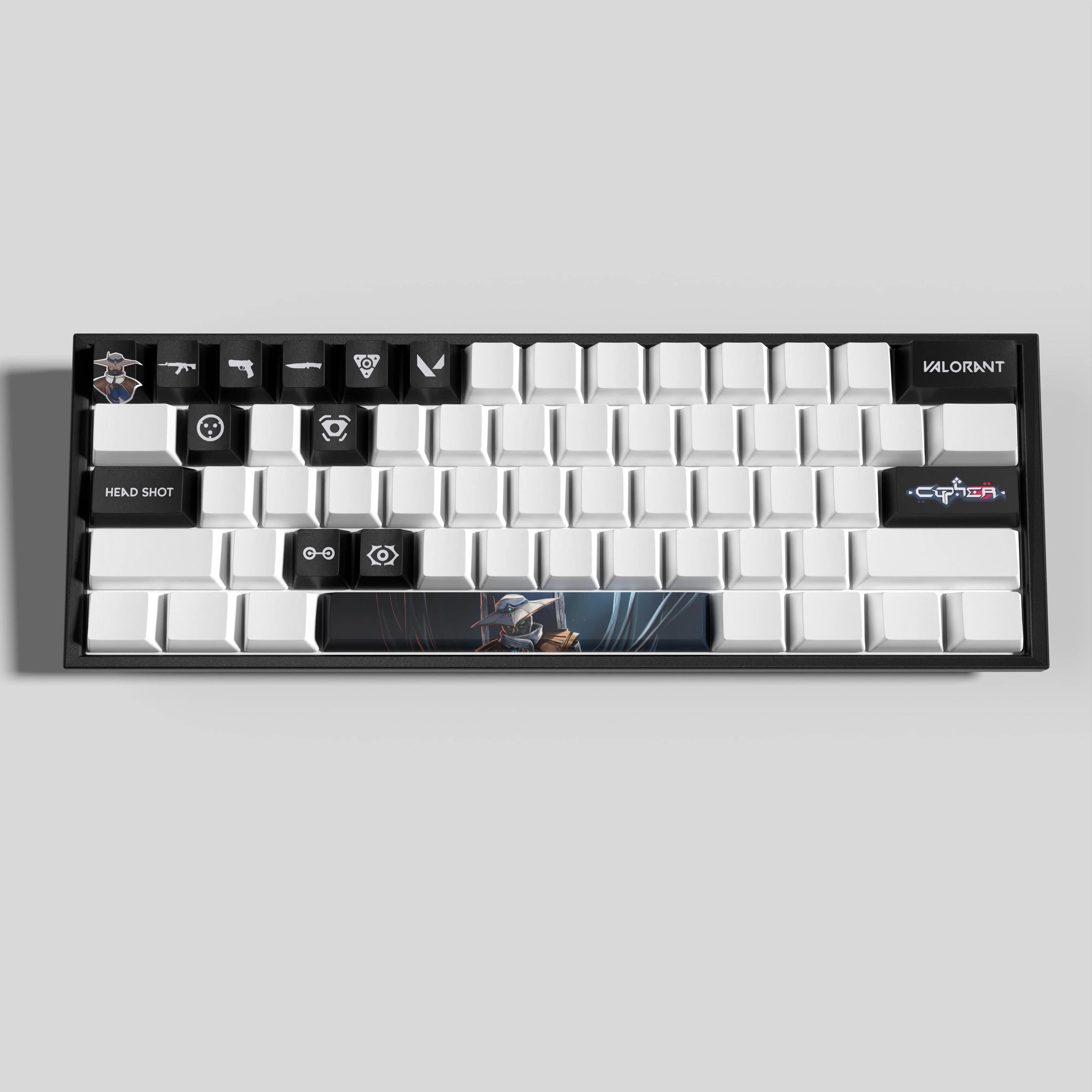 Dye Sub Keycaps para Cifra Keycaps Valorant Perfil Oem 14 Teclas Mini Grupo Pbt Novo Design - Imagem 3