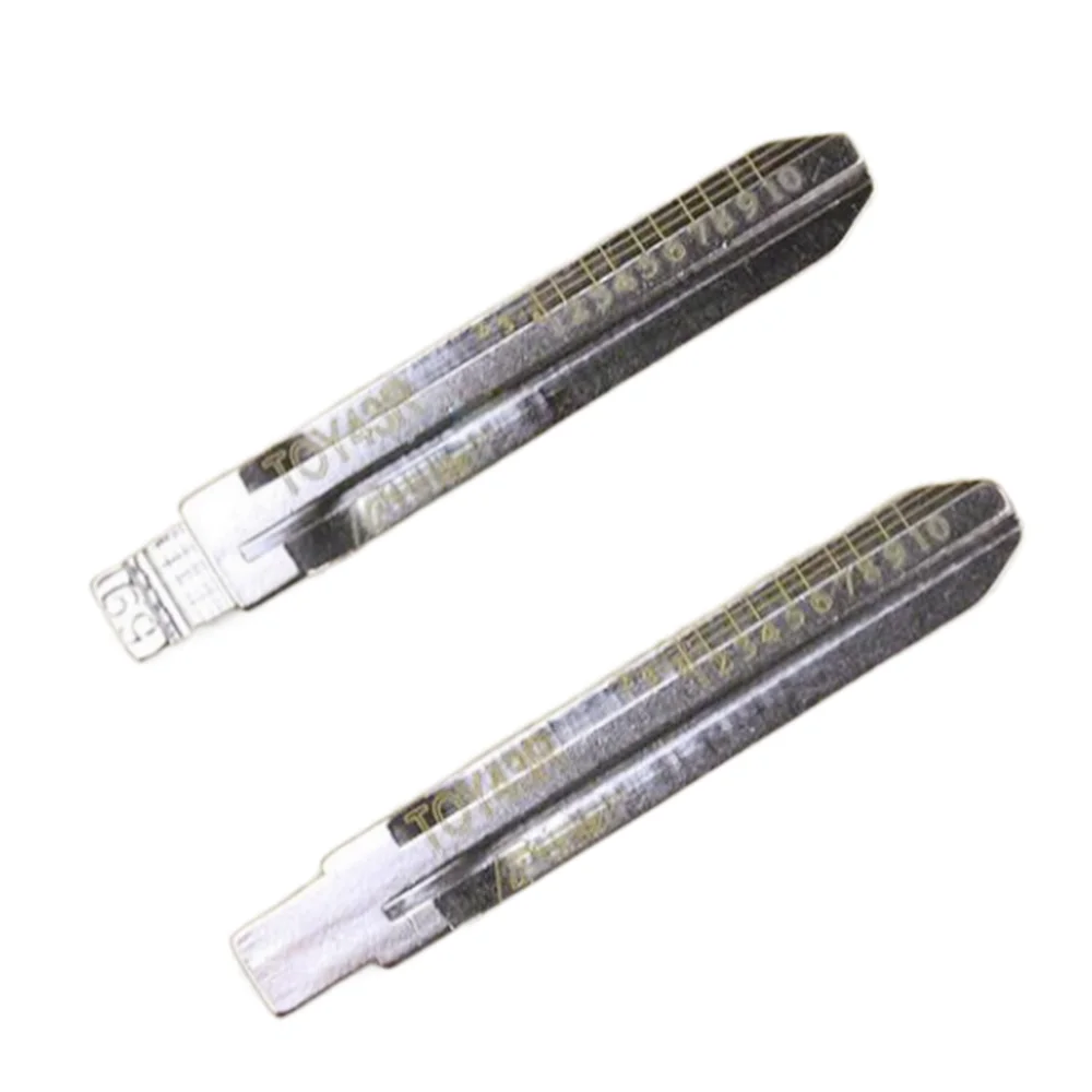 

10PCS TOY43R Engraved Line Key Blade For Subaru XV Toyota Greatwall Haval H6 Scale Shearing Teeth Cutting Key Blank 2 IN 1 (#69)