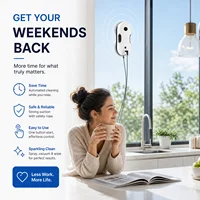 Robot de nettoyage de vitres électrique 5600Pa, automatique et télécommandé, aspirateur pour le lavage des vitres, robot de nettoyage de vitres pour appareils ménagers 5