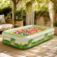 Piscine gonflable de grande taille pour adultes et familles, baignoire de bain, jouets aquatiques pour la plage, l'intérieur et l'extérieur, 1 pièce 2