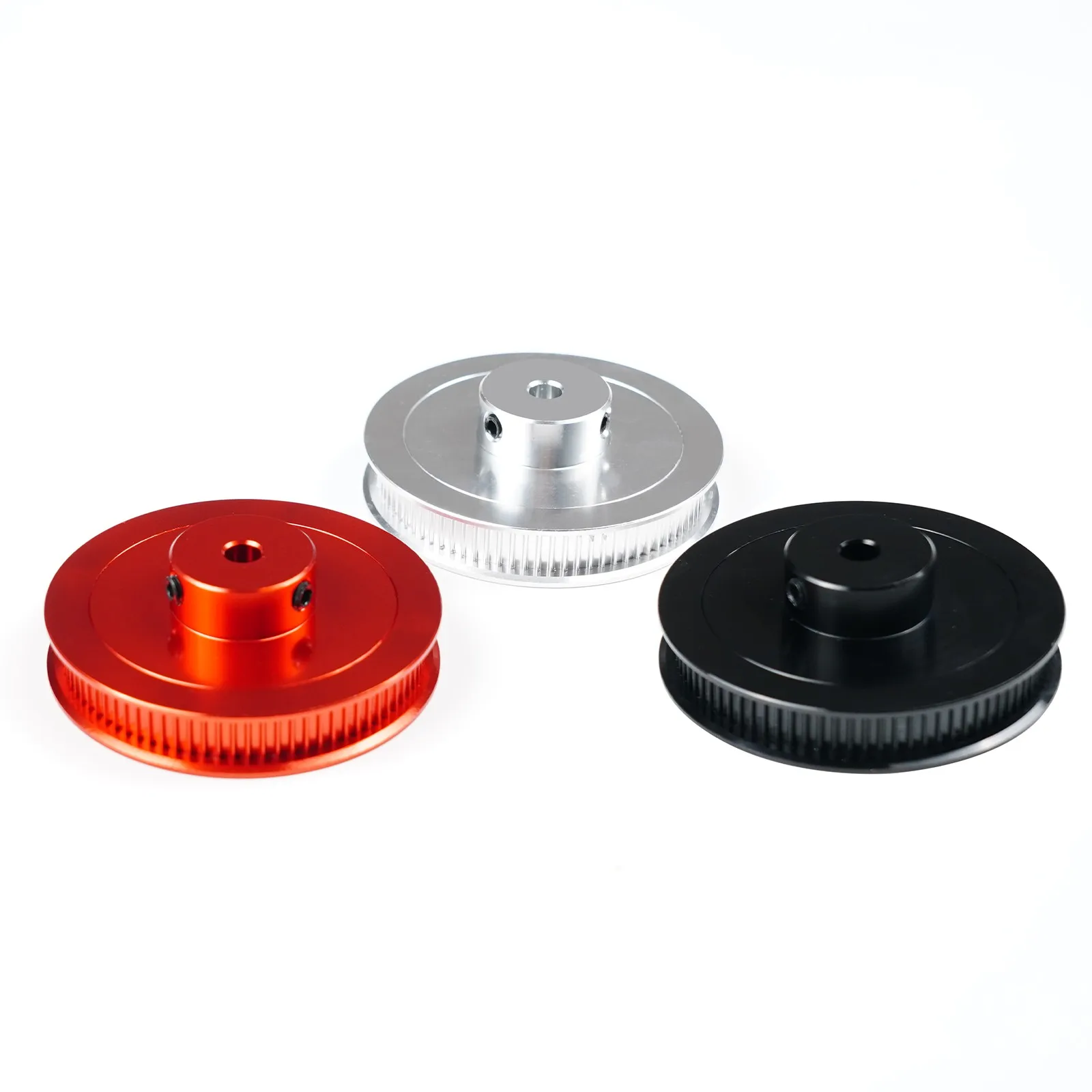VORON 80 Teeth GT2 Timing Pulley 2GT Synchronous Pulley Bore 5mm For Width 6mm Timing Belt 80T GT2 Aluminum Alloy Driving Wheel timing belt pulley,timing pulley