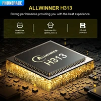 Android13 Smart Home Theater TV Box AllwinnerH313 Google Assistant Netflix Streaming Bluetooth Media Player 2G16G 2.4G5G Wifi T1 - Image 2