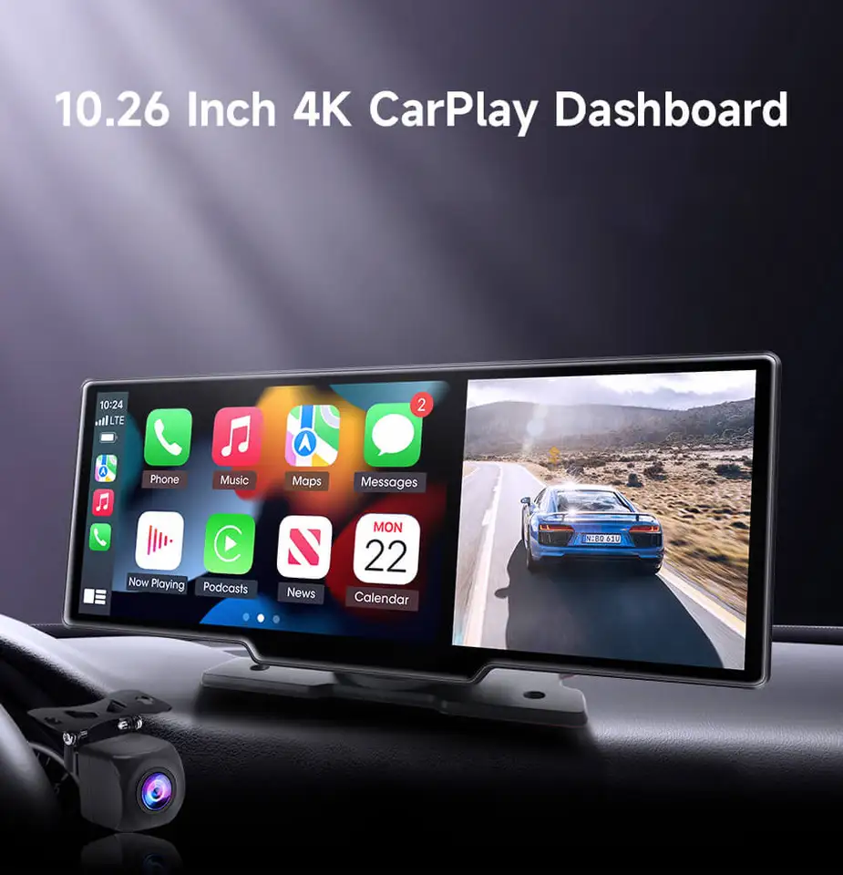 Ottocast Portable CarPlay Screen Ottoscreen Max 10.26 Inches 2.5K