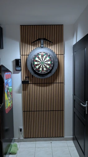 Éclairage LED pour Cible de Fléchettes – Arceau Professionnel Câble 3m photo review