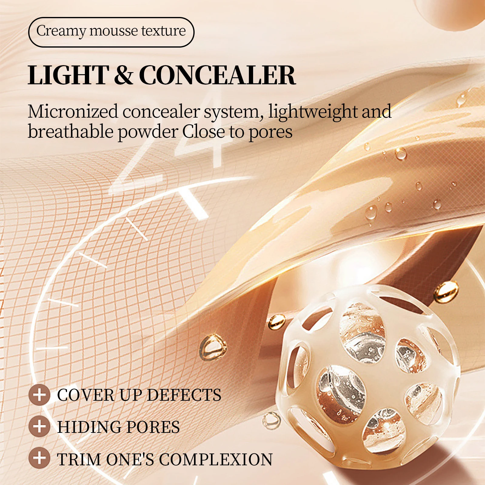 Ocheal Liquid Concealer Matte High Coverage Waterproof Oil Control Moisturizing Long Lasting Concealer Professional Face Makeup 6