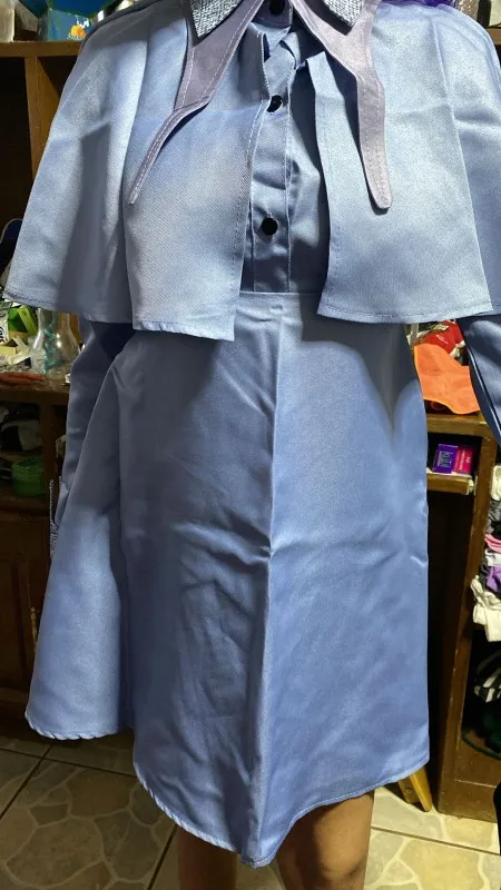 Déguisement magicienne bleue et chapeau - École de magie