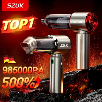 SZUK C012 985000Pa Car Vacuum Cleaner Portable Handheld Wireless Strong Suction Car Cleaner Cleaning Machine Mini Vacuum Cleaner 1
