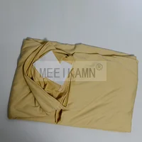 Drap de lit élastique en spandex anti-eau personnalisé, beauté des jambes, couleur champagne nude, beige, couverture de cils, vente en gros, étiquette privée 5