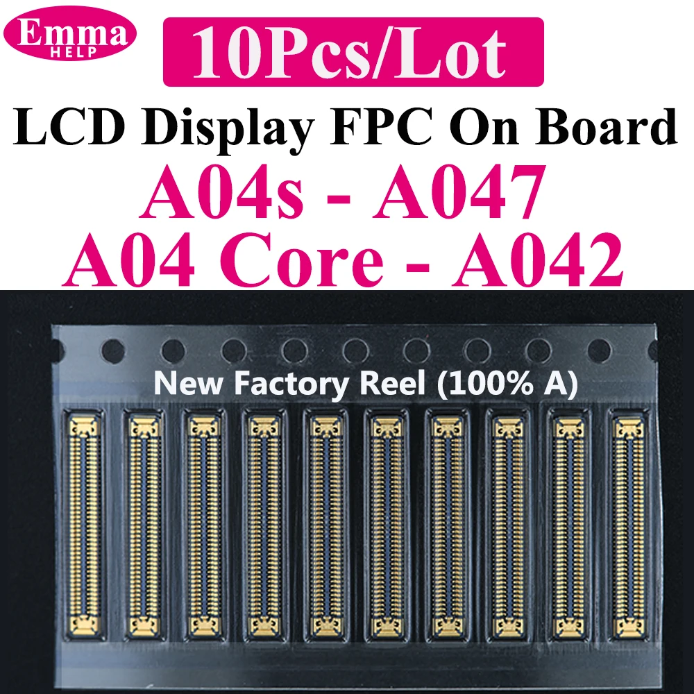 10pcs LCD Display Screen Flex FPC Connector - 40 78 Pin Plug On Board