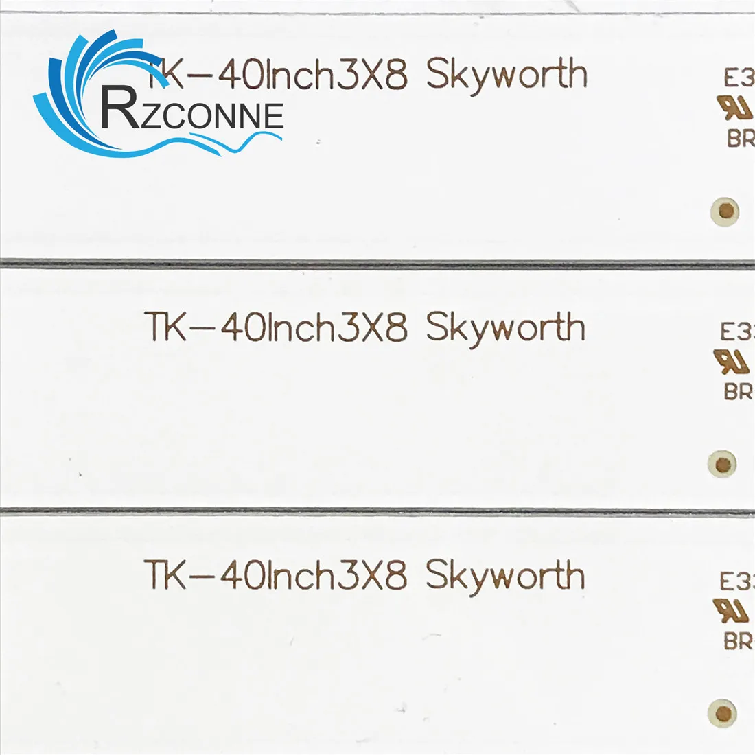 Tira Conduzida Luz de Fundo Lâmpada para Skyworth Tk40inch3x8 Yal1300830300-02 Lsc400hn02801 804sn040dld16at017 El40dlk09381022 771 Milímetros - Imagem 5