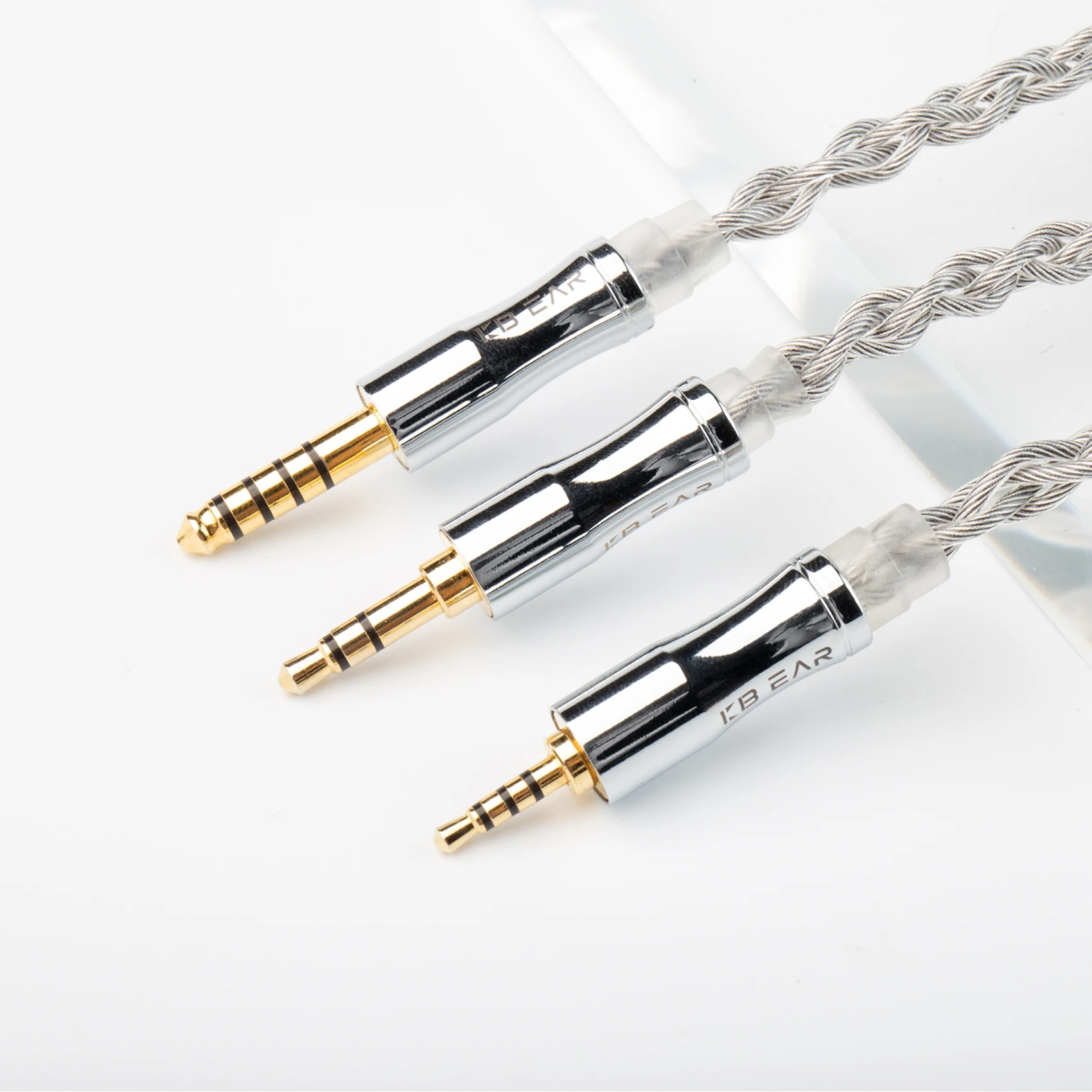 Kbear Chord 6n Grafeno e 4n Ofc Prata-plated Mixed Trançado Upgrade Cabo Mmcx Conector 2pin Fone de Ouvido Acessório - Image 2
