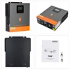PowMr 1.5KW 1KW Solar Hybrid Inverter 12V 220V Pure Sine Wave With Charging MPPT 80A Solar Chage Controller Panel 150VDC Input 6