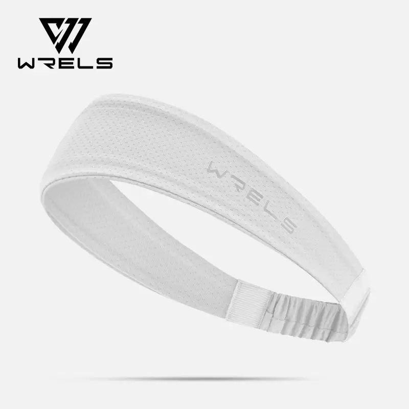 WRELS Fitness Headbands Ice Silk Workout Headband Cooling Forehead Wrap No-Slip Running Sweatband Moisture-wicking Hairband - Image 7