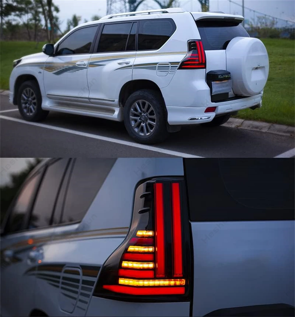 

Tail Lights For Lexus GX460 GX400 2014 - 2022 Toyota Land Cruiser Prado 150 2010+ Taillamp Taillight Rear Lamps Full LED Dynamic