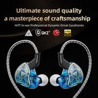 QKZ Hi7T Wired Earphones HIFI 3D Stereo Dynamic Driver 3.5MM AUX In-ear Earbuds With Mic Monitor Headset For Stage Music Game 2