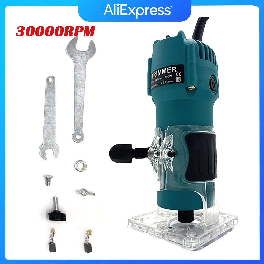30000RPM-Electric-Wood-Router-Electric-Trimmer-Woodworking-Milling ...